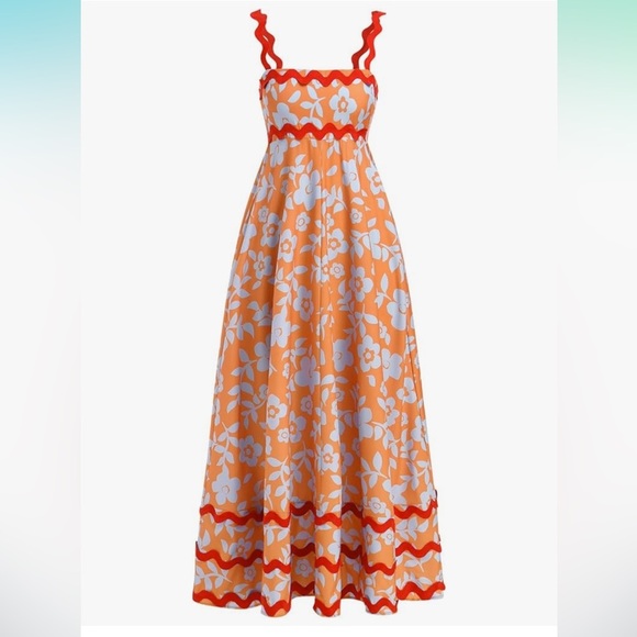 IDOPIP Dresses & Skirts - NWT  Womens Summer Casual Dress Beach Floral Spaghetti Sleeveless     small